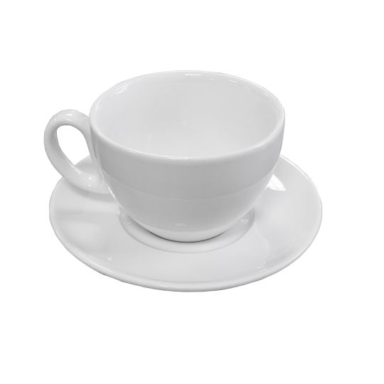 Tasse et sous-tasse à thé moderne